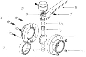 B5104 Butterfly Valve Repair Kits