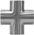 3" Cross Polished - 316L