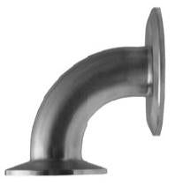 3x2.5"90 Non-Tapered Clmp Elbow-304
