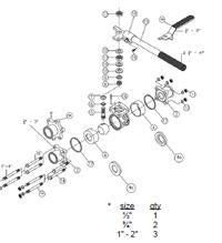 .75" Encap BV Repair Kit, UHMW, HP