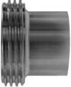 3" Thrd B/S Ferrule(Long)-316L